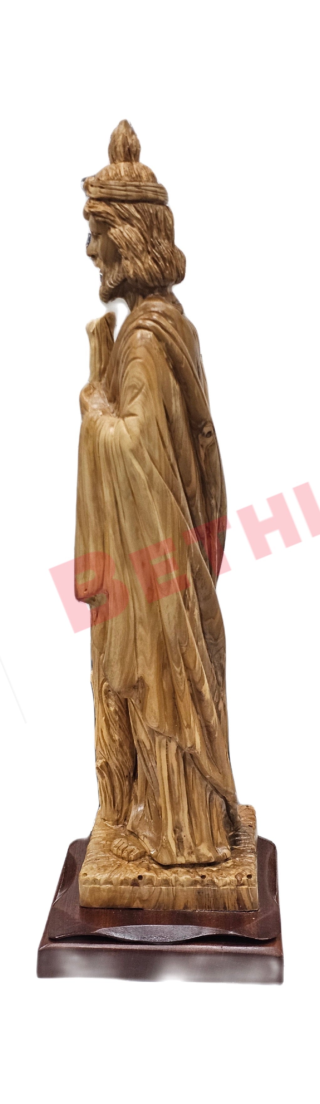 Hand Carved St. Jude statue from olive wood Large Pro
