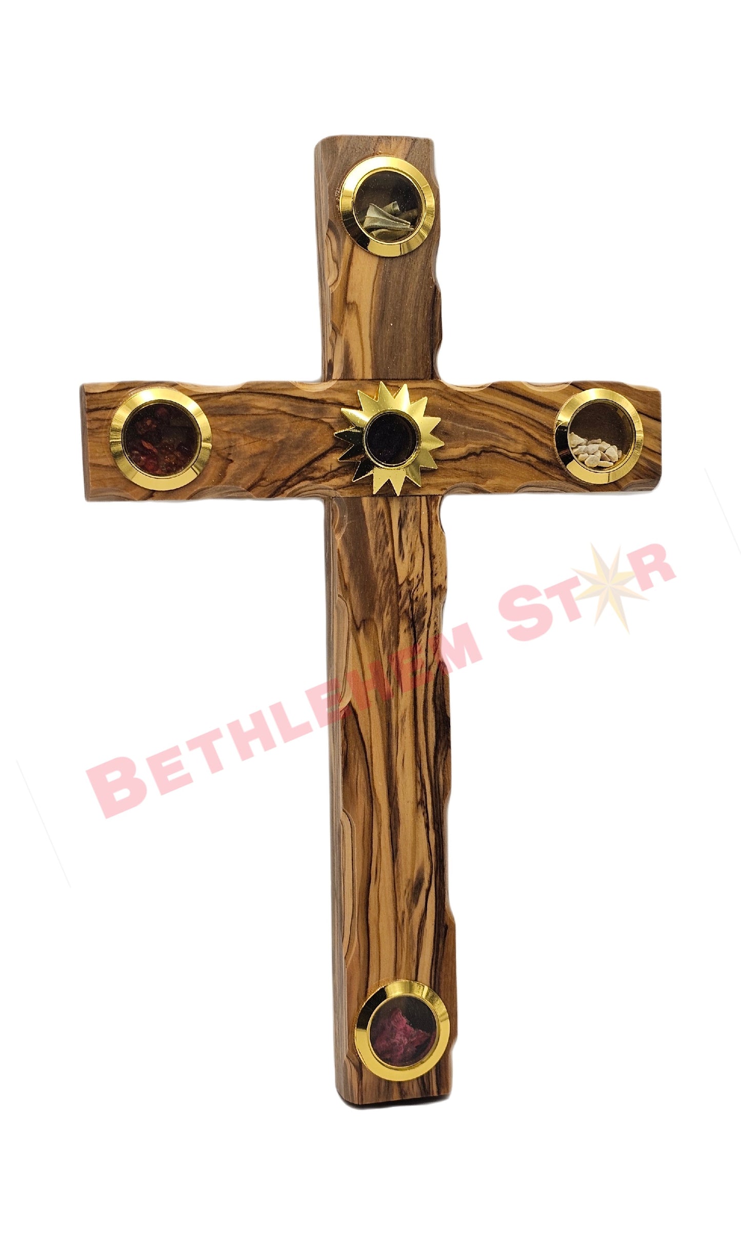 Olive wood Cross L 25cm Plain