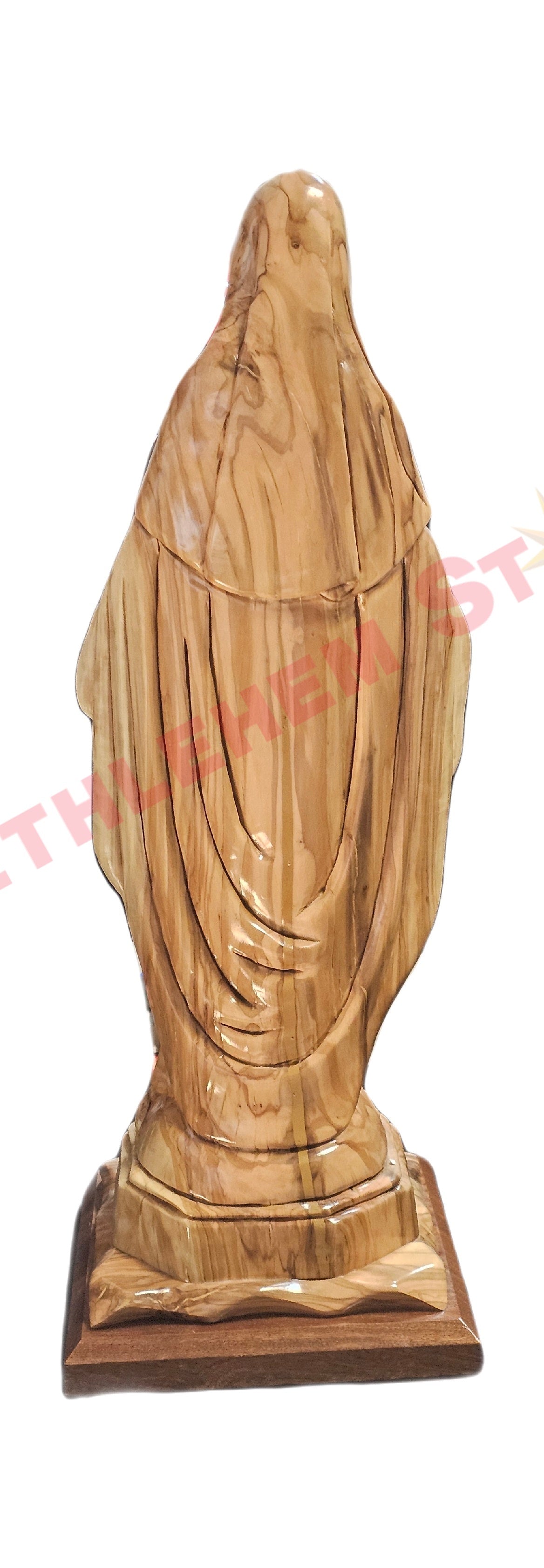 Lady of Immaculate Conception Olive Wood Hand Carved Statue