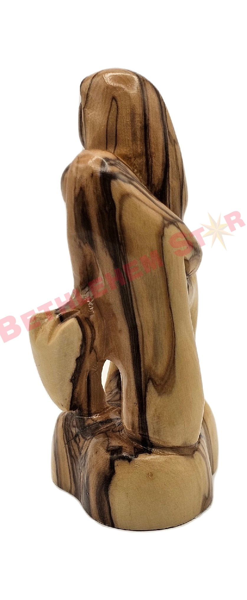 Olive wood Faceless Flight To Egypt X-Small