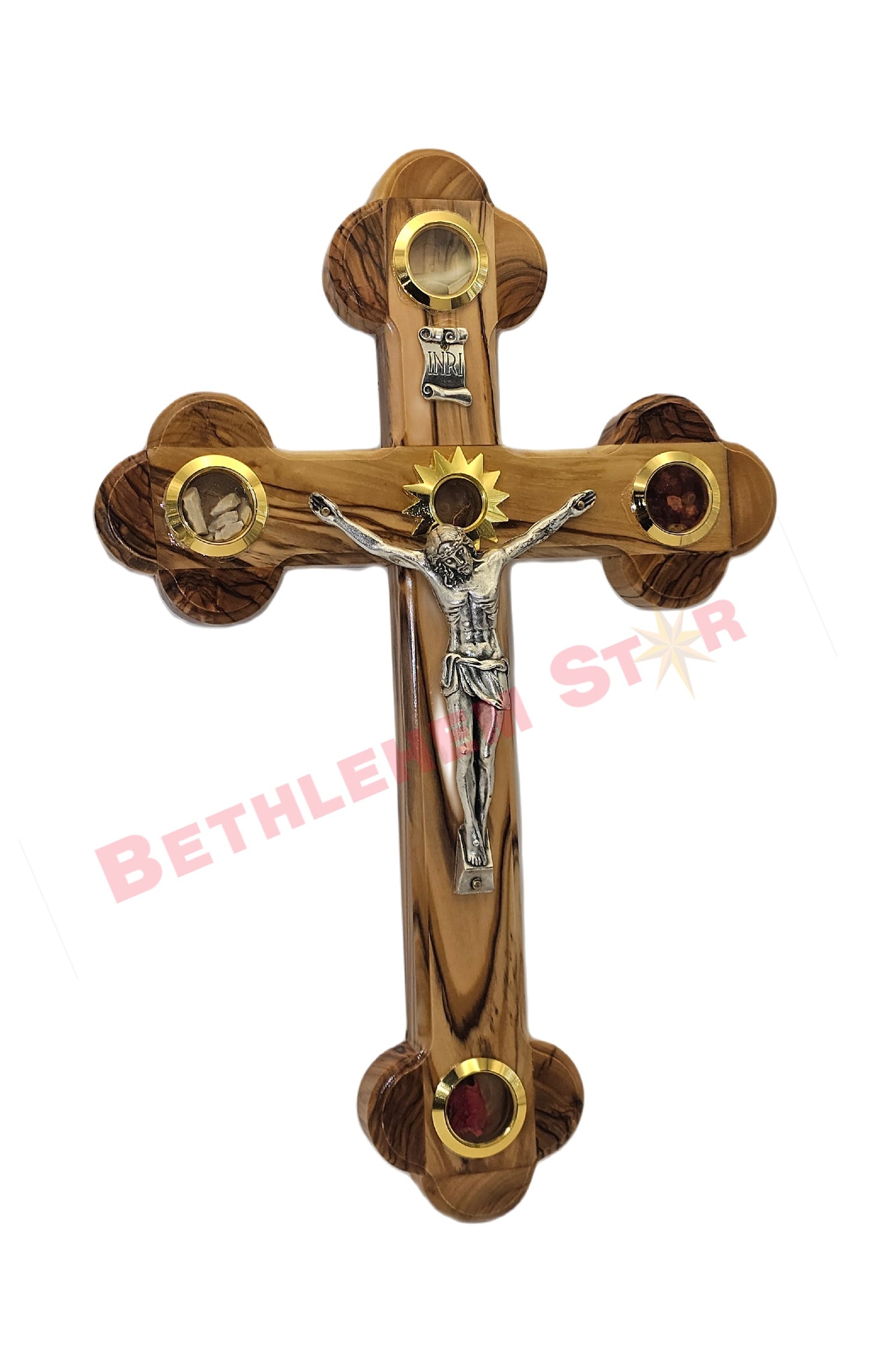 Olive wood Cross R 20cm