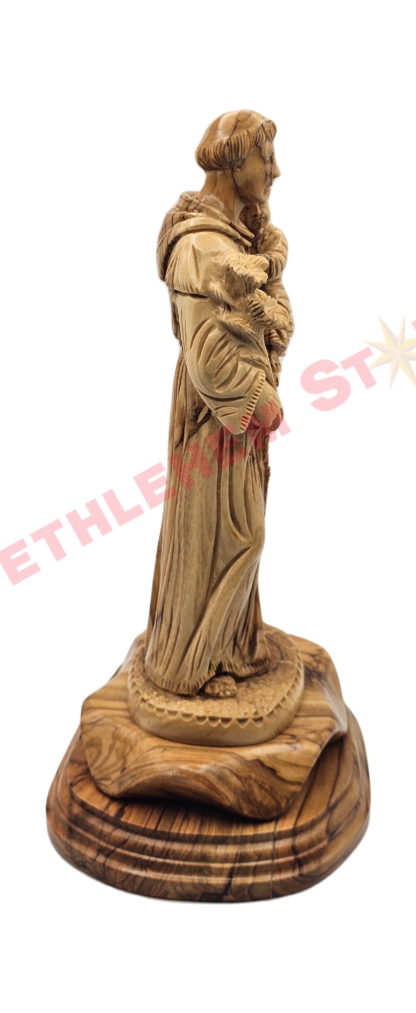 St.Anthony olive wood medium