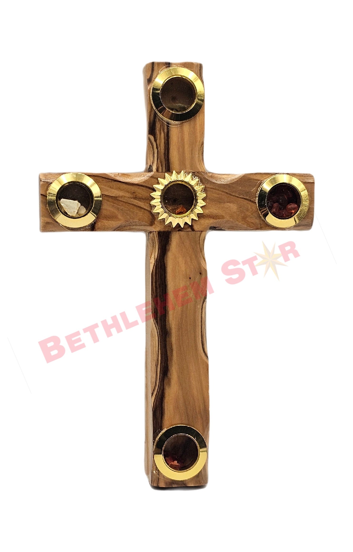Olive wood Cross L 16cm Plain