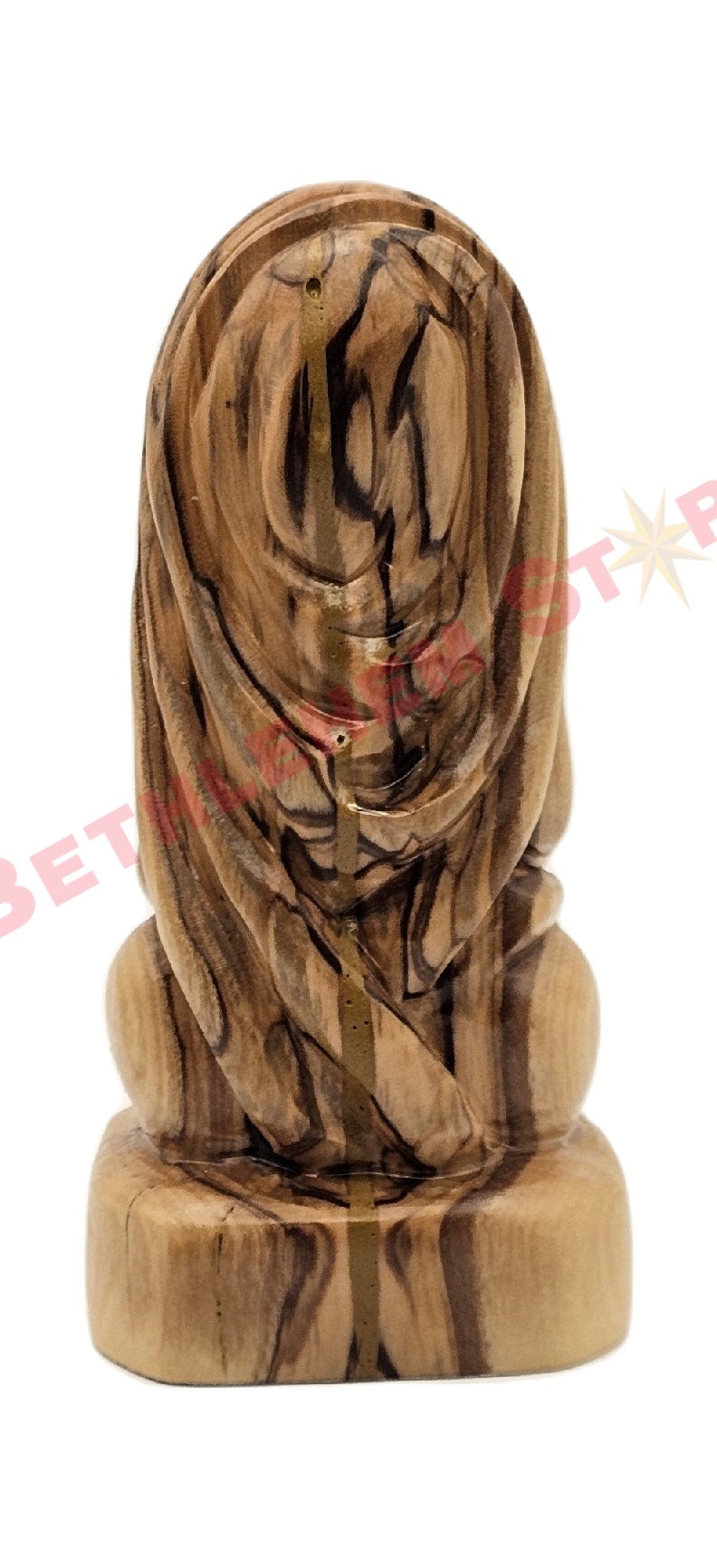 Head of the Virgin Marry olive wood Small