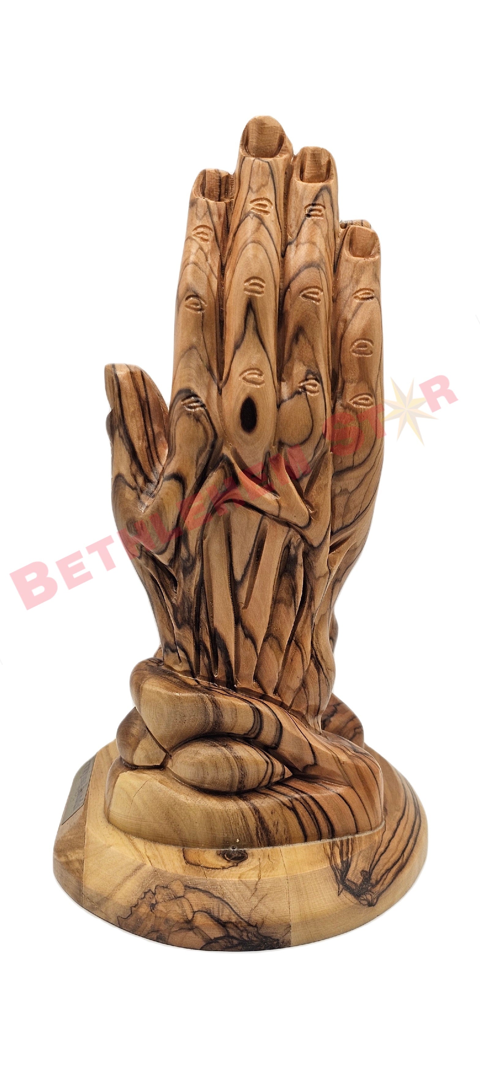 Olive wood Praying Hand large Pro