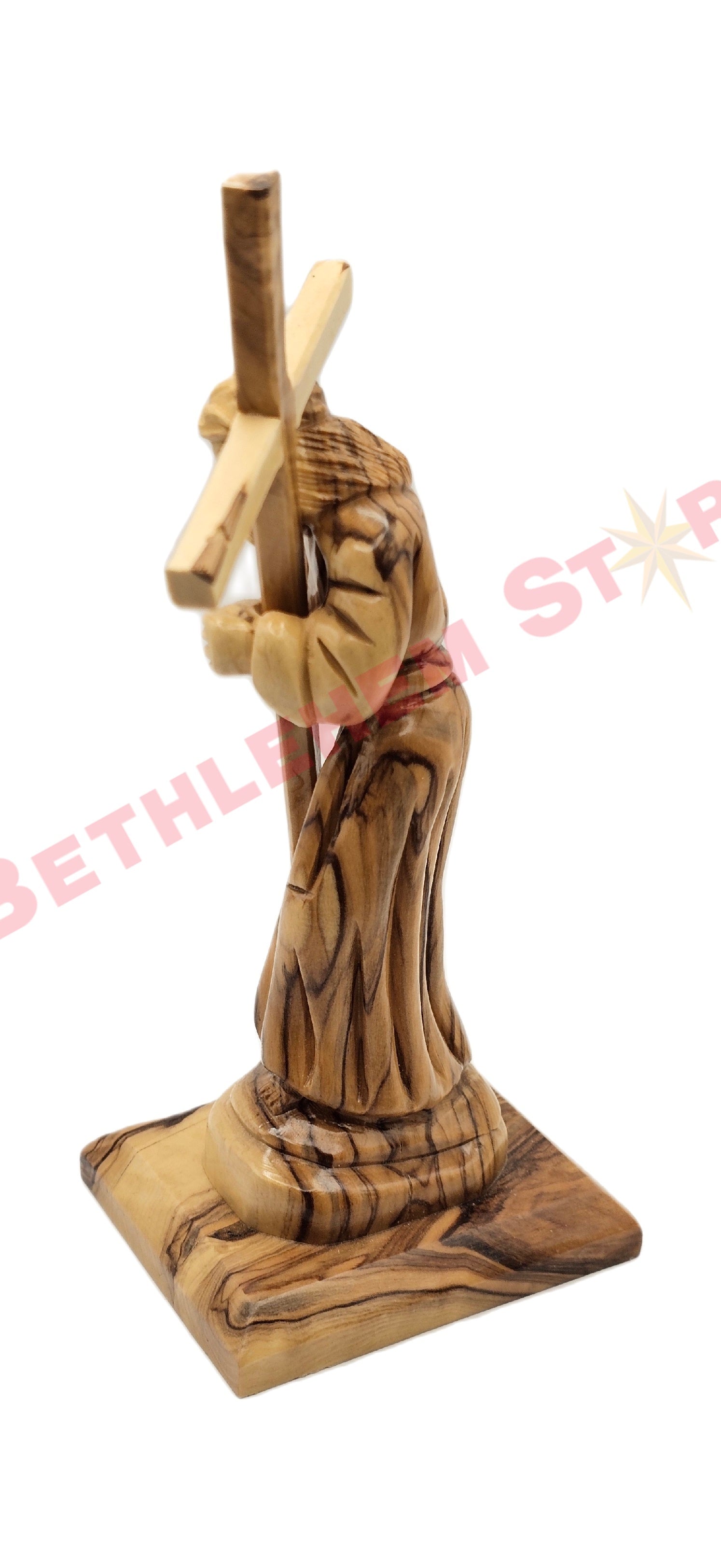 Jesus Christ Carrying The Cross Olive wood Small