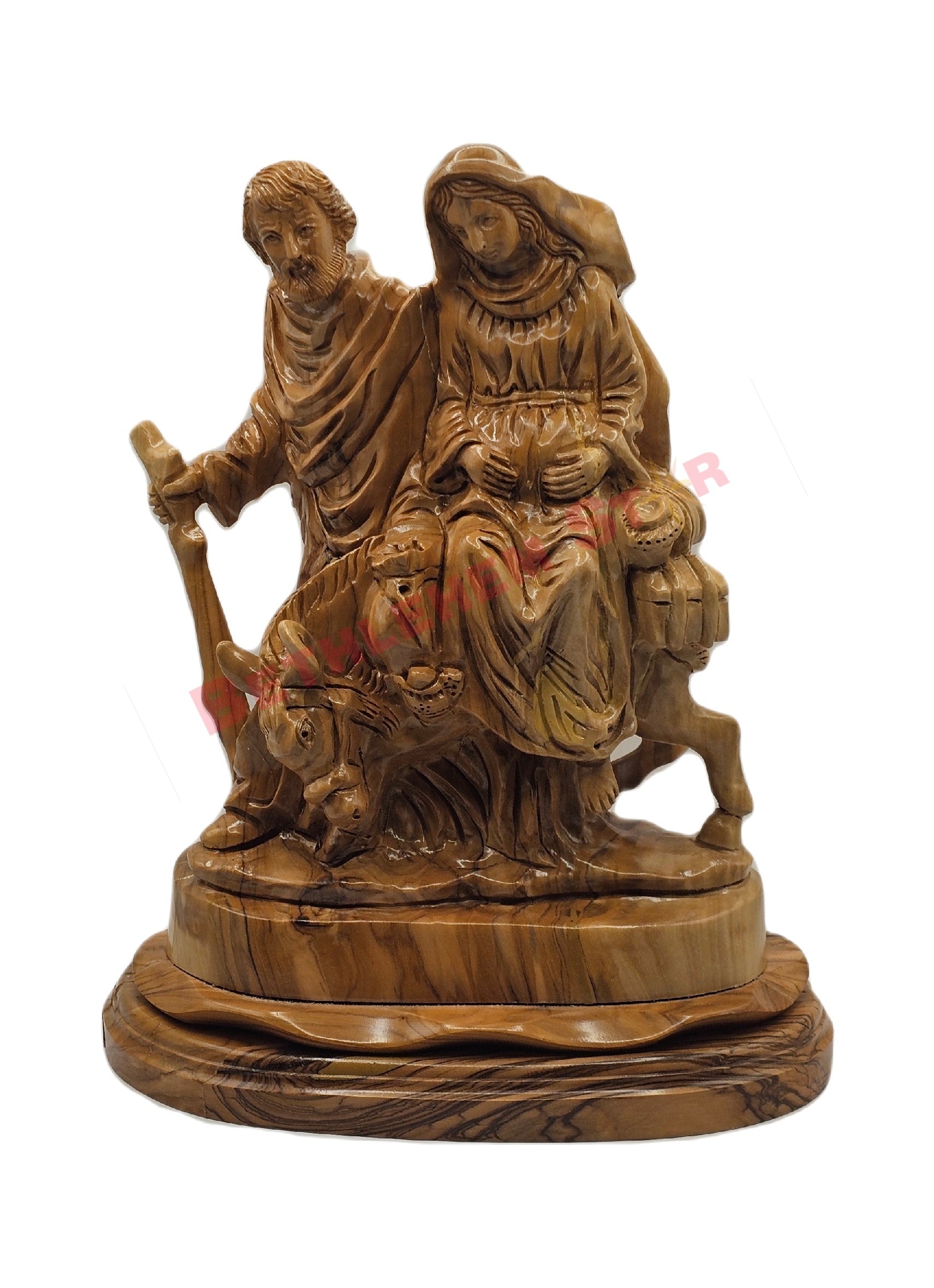 Pregnant Mary & Joseph's journey to Bethlehem statue
