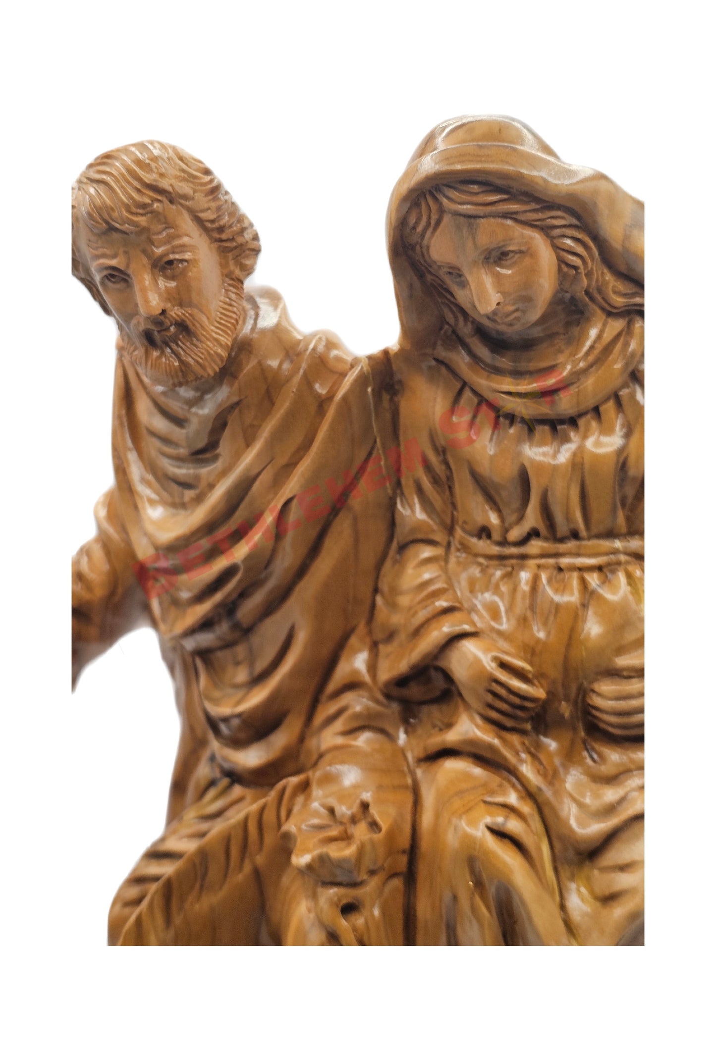 Pregnant Mary & Joseph's journey to Bethlehem statue