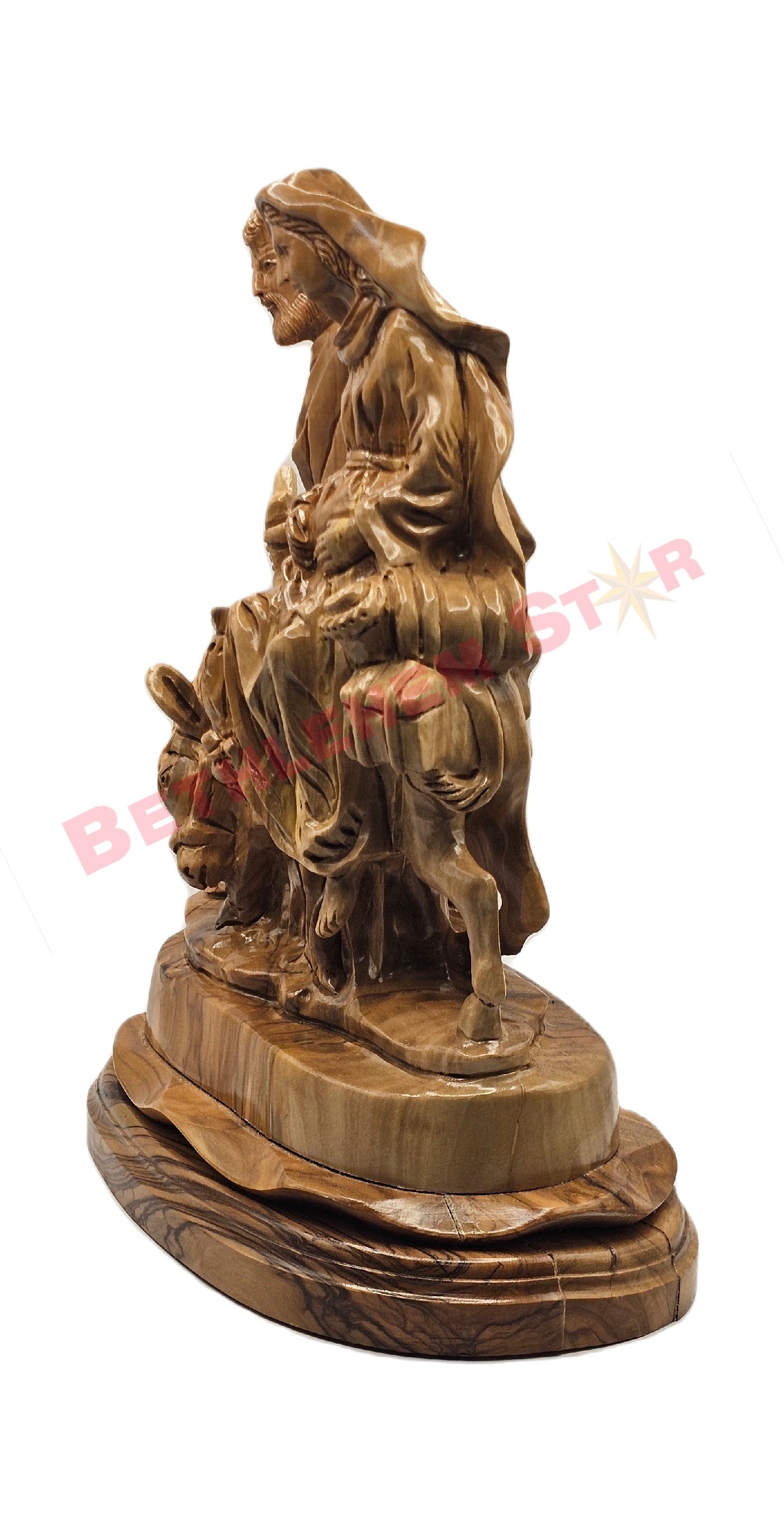Pregnant Mary & Joseph's journey to Bethlehem statue