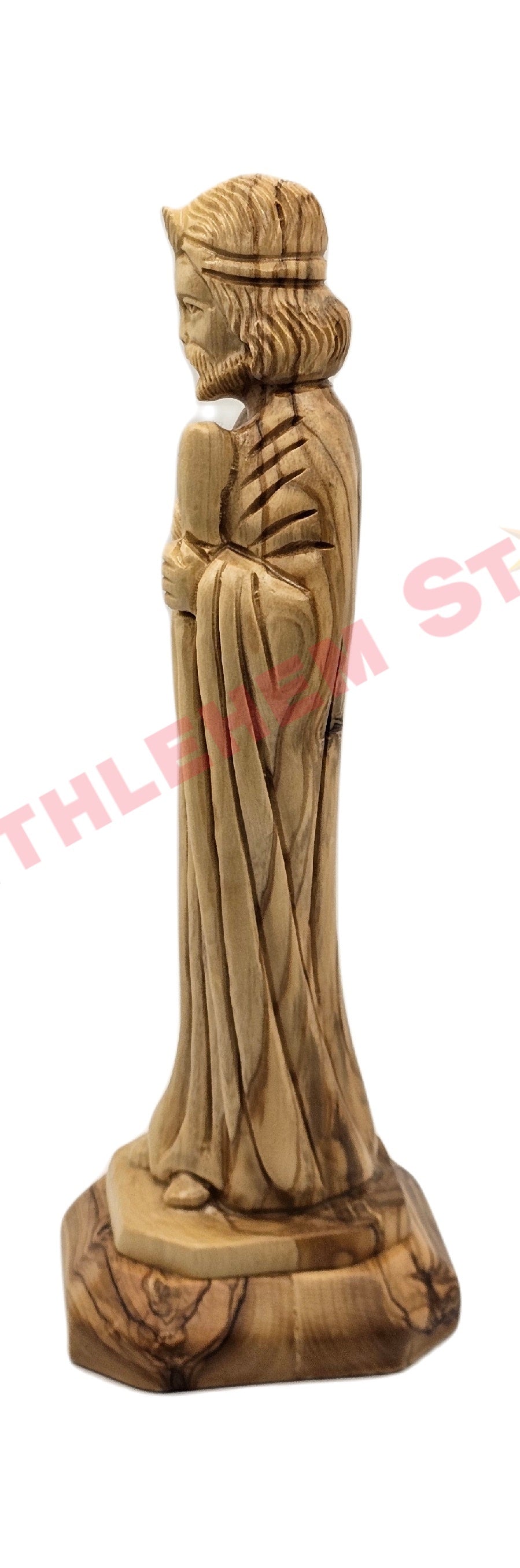 St Jude olive wood statue Small