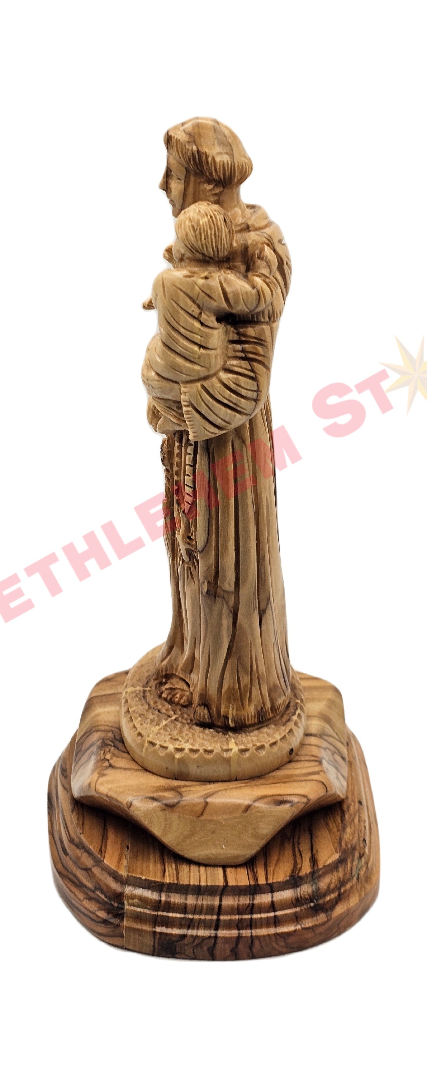 St.Anthony olive wood medium