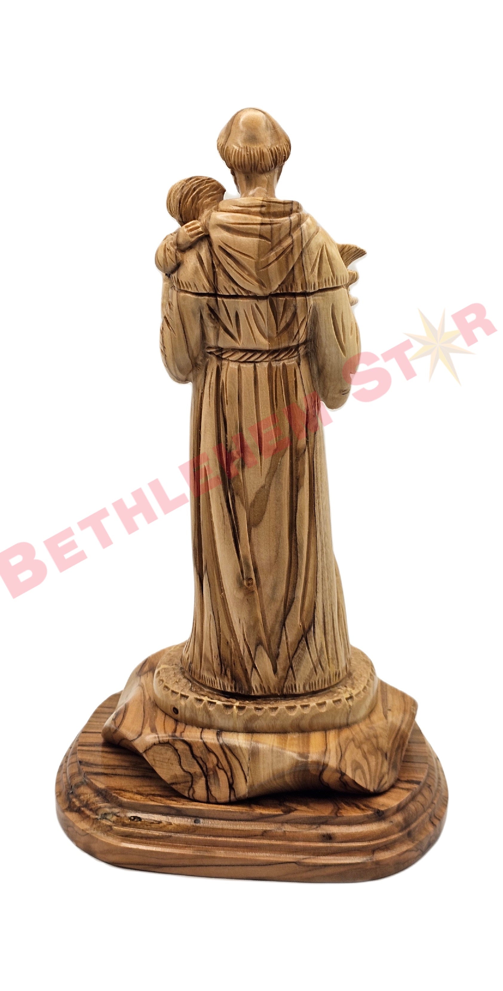St.Anthony olive wood medium