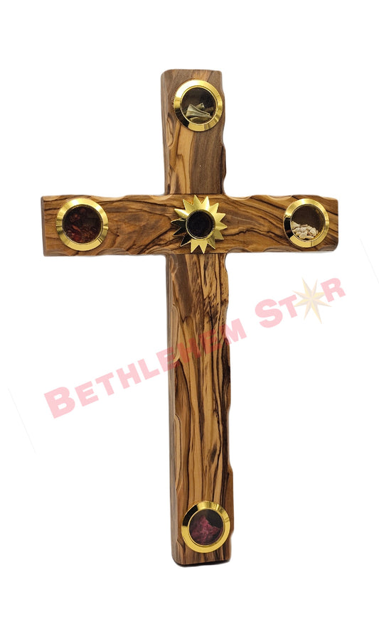 Olive wood Cross L 20cm Plain